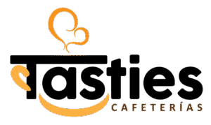Logo Tasties Cafeterias Negro 300x179